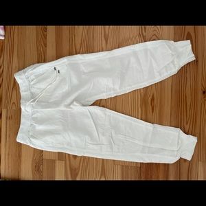 gap linen joggers